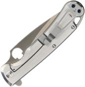 DGRF22FSSS Couteau Daggerr Zhalo tactique Lame Spear Point crantée Acier D2 Manche Acier brossé Frame Lock – Livraison Gratuite