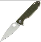 DGRFLMNOLSW Daggerr Florin – Couteau Pliant Liner Lock | Lame Spear Point 8Cr14MoV SW | Manche FRN OD Green - Livraison Gratuite
