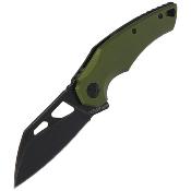 FE026 Couteau Fox Edge Atrax Green Lame Acier 8Cr13MoV IKBS - Livraison Gratuite