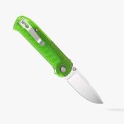 FLY1395GS Couteau Flytanium Arcade Lite Green | Lame Drop Point Acier AUS-10A | Manche Green Polycarbonate Shark Lock - Livraison Gratuite