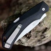 G2009292 GERBER Forefront Lockback Black Couteau Lame Acier 420HC Spear Point Manche Nylon Noir USA - Livraison Gratuite