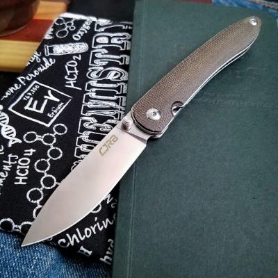 J1917ODG Couteau CJRB Ria OD Green Lame 12C27 Manche Micarta - Livraison Gratuite