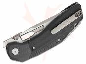 KETM059 Ketuo Yakuza G10 Black – Couteau Lame Tanto Acier 14C28N Manche G10 Noir Mitres Carbone – Livraison Gratuite