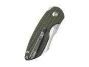 KIV2569C1 Couteau Kizer October Mini Green Lame Acier 154CM IKBS - Livraison Gratuite 