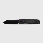 KIV3698A1 Kizer Renaissance Black | Couteau Lame Sheepsfoot Acier Bohler N690 Black PVD | Manche Black Micarta Linerlock - Livraison Gratuite