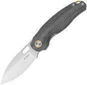 KIV3770A1 Kizer Seagull | Couteau Pliant EDC | Lame 14C28N | Manche Micarta Black| Verrouillage Liner Lock - Livraison Gratuite