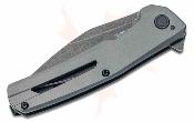 KS1404X Kershaw Flyby  | Couteau Pliant Assisté | Lame Wharncliffe Acier D2 | Manche Acier Inox PVD Gris | Clip - Livraison Gratuite