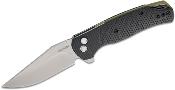 KS1429 Couteau Kershaw Runoff - Lame Clip Point Acier 8Cr13MoV Satin - Manche GFN Noir - Sécurité Button Lock - Livraison Gratuite
