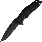 KS1835TBLKSTWMX Couteau Semi Automatique Kershaw Kuro Tanto A/O Lame Acier 8Cr13MoV - Livraison Gratuite 