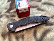 KS1845ST Couteau Kershaw Shoreline A/O - Lame Drop Point Acier 8Cr13MoV Stonewash Combo - Manche Nylon Renforcé Noir - Sécurité Liner Lock - Livraison Gratuite