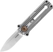 KS2046 Couteau Kershaw Cybernet Manual OTF Lame Acier D2 Slide Lock - Livraison Gratuite