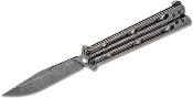 KS5150BW Couteau Kershaw Lucha Balisong Butterfly Lame Acier 14C28N Blackwash KVT Made USA - Livraison Gratuite