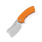 KT1030A6 Couteau Kansept Cleavers XL Korvid Orange G10 Lame 154CM - Livraison Gratuite