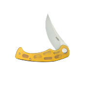 KUB173G Couteau Kubey Scimitar Ultem Lame Acier 14C28N Pivot Roulement à Billes Liner Lock - Livraison Gratuite