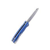 KUB336C Couteau Pliant Kubey Creon Blue Button Lock Manche G-10 Lame Reverse Tanto Acier AUS-10 - Livraison Gratuite