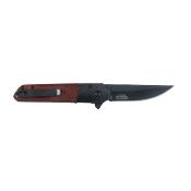 MTA2004BB Couteau Semi Automatique MTech USA Lame Acier 3Cr13MoV Manche Bois Liner Lock - Livraison Gratuite