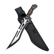 MTFIX003BK Couteau MTech Tanto  Lame Acier 3Cr13MoV Manche Bois Etui Nylon - Livraison Gratuite