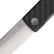 NMB250220 Couteau NORTH MOUNTAIN BLADE Kaiken Lame Acier SLD-Magic San Mai Manche Carbone Liner Lock - Livraison Gratuite