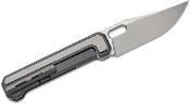 NOCMT3008 NOC Knives MT-30 – Couteau Pliant Frame Lock | Lame Clip Point M390 | Manche Acier/Titane - Livraison Gratuite