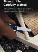NTL20237 Outils multifonctions 10-en-1 NexTool Mini Sailor Scissors MultiTool Manche Aluminium Noir - Livraison Gratuite