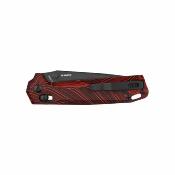 OKNRUBATOBKRD Couteau Oknife Rubato | Lame Tanto Acier 154CM Black Stonewash | Manche Red G10 G-Mascus Rail Lock - Livraison Gratuite
