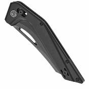 PFKP15DADW Petrified Fish Frigate | Couteau Lame Reverse Tanto Acier CPM-S35VN Black | Manche Black Alu Crossbar Lock - Livraison Gratuite