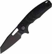 PKFE17DDW Couteau Petrified Fish Trilobite | Lame Reverse Tanto Acier 14C28N Black | Manche Black G10 Button Lock - Livraison Gratuite