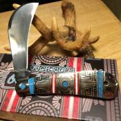 RR1749 Couteau Rough Ryder Old Southwest Hawkbill Lame 440 - Livraison Gratuite