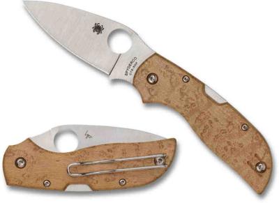 SC152WDP Couteau Spyderco Chaparral Maple Lame CTS-XHP - Livraison Gratuite