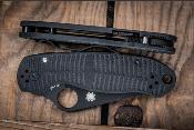 SC223GMCBKP Couteau Spyderco Para 3 Salt Lame Clip Point Acier CPM-MagnaCut Compression Lock Fabriqué aux États-Unis - Livraison Gratuite