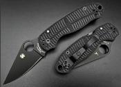 SC223GMCBKP Couteau Spyderco Para 3 Salt Lame Clip Point Acier CPM-MagnaCut Compression Lock Fabriqué aux États-Unis - Livraison Gratuite