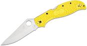 SC258PYL Couteau Spyderco Stretch 2 XL Salt Yellow Lame Acier H-2 Made In Japan - Livraison Gratuite