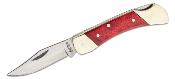 SCHLB3 Schrade Uncle Henry LB3 – Couteau Pliant Lockback | Lame Clip Point Inox | Manche Bois de Rose & Mitres Nickel - Livraison Gratuite