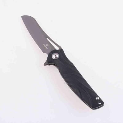 SHI9050G Couteau Shieldon Bazoucan Lame D2 IKBS Etui Nylon - Livraison Gratuite