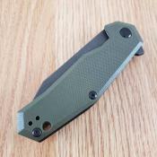 SMGF3133 Steel Will Tenet 2 SWF31-33 – Couteau Lame Acier D2 Black Manche G10 Olive Linerlock Clip Ambidextre – Livraison Gratuite