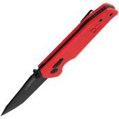 SOG12570857 — Couteau SOG Vision LTE XR Lock Red Lame Acier CTS-XHP Tanto Noire Manche G10 Rouge Thumb Stud Livraison Gratuite