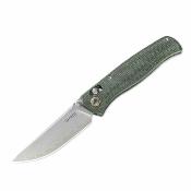 SRM255LMG3 Couteau SRM Medal | Lame Acier 140Cr Laminated Drop Point | Manche Plaquettes Green Micarta | Slip Joint | Livraison Gratuite