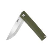 SRM401LGP Couteau Pliant SRM Gent Lame Acier 10Cr15CoMoV Manche G10 Vert Linerlock - Livraison Gratuite