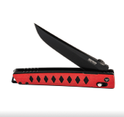 SRM9215GV Couteau SRM Knives Ambi-Lock Red/Black Lame Acier D2 - Livraison Gratuite