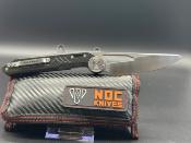 STEDG0401 NOC DG-04 Black – Lame Acier 440C Manche G10 Roulements Céramique Linerlock - Livraison Gratuite