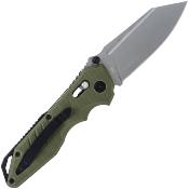 STTS016GN S-Tec Rapid Lock Green G10 Handle 8Cr14MoV Blade Axis-Lock Clip 