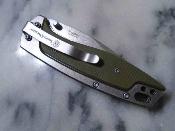 SW1122567 Couteau Smith&Wesson Freighter Lame Acier 8Cr13MoV Manche Acier/G10 Vert – Livraison Gratuite