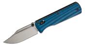 VOSA4108 Couteau Vosteed Vombat Bowie M390 Manche Aluminium Blue Sécurité Crossbar Lock - Livraison Gratuite