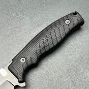 WARG2E49 Couteau WithArmour Clip Point Lame Fixe Acier Inox Manche ABS Housse Plastique - Livraison Gratuite