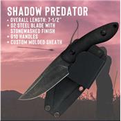 Couteau de Combat ABKT Tac Predator Acier D2 Manche Black G-10 AB004B - Livraison Gratuite