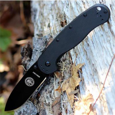 Couteau ESEE Avispa Black D2 Military Lame Acier D2 Manche FRN Frame Lock BRK1302B - Free Shipping