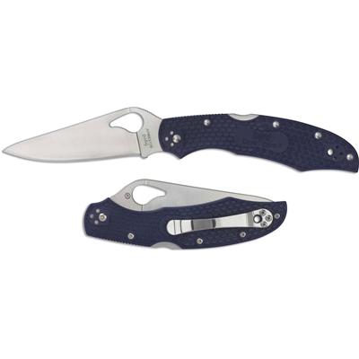 Couteau Spyderco Byrd Cara Cara 2 Blue FRN Lame Acier 8Cr13MoV BY03PBL2 - Free Shipping