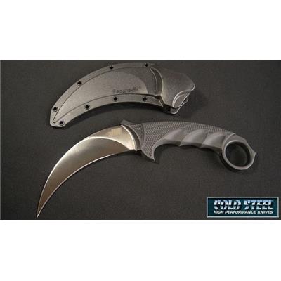 Couteau Cold Steel Tiger Karambit Lame Acier AUS-8 Manche Griv-Ex Etui Secure-Ex CS49KST - Free Shipping