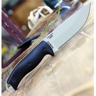 ES5PDT004 Couteau ESEE ESEE-5 Desert Tan Acier 1095 Carbon Manche Black G10 Etui Kydex USA - Livraison Gratuite