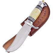 FBKH220 Couteau Frost Cutlery Skinner Black Hills Manche Os Etui Cuir - Livraison Gratuite